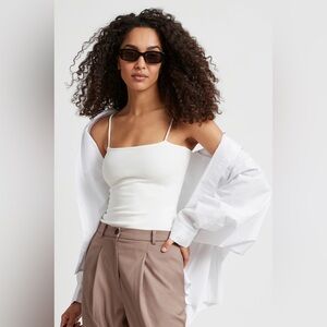 Marcella New York Women's Abigail Tank Top Viscose Blend White